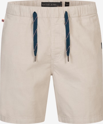 INDICODE JEANS Broek 'Polle' in Wit: voorkant