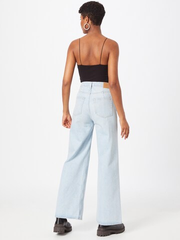 WEEKDAY Wide leg Jeans 'Ace High Wide' in Blauw