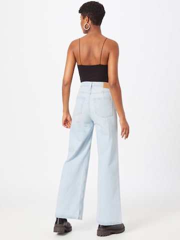 WEEKDAY Wide Leg Jeans 'Ace High Wide' i blå