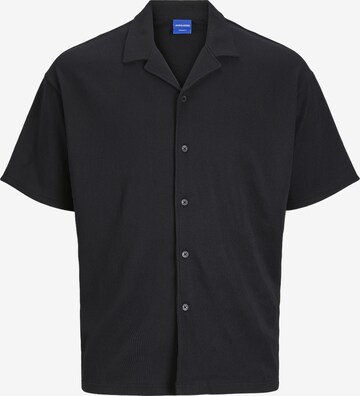 JACK & JONES Button Up Shirt 'VALENCIA' in Black: front