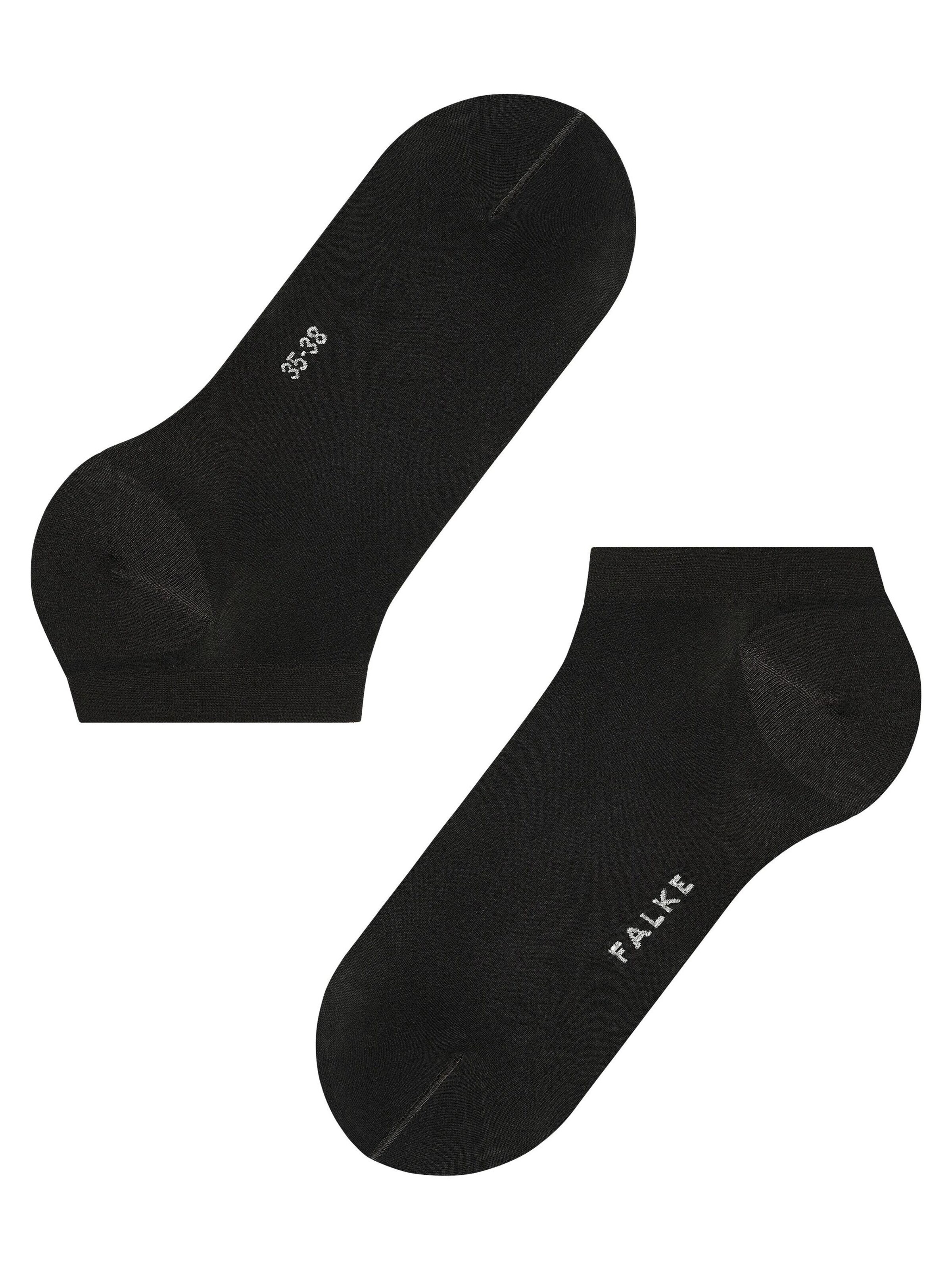 FALKE Füßlinge 'Fine Softness'‌‌‌‌‌ in Schwarz