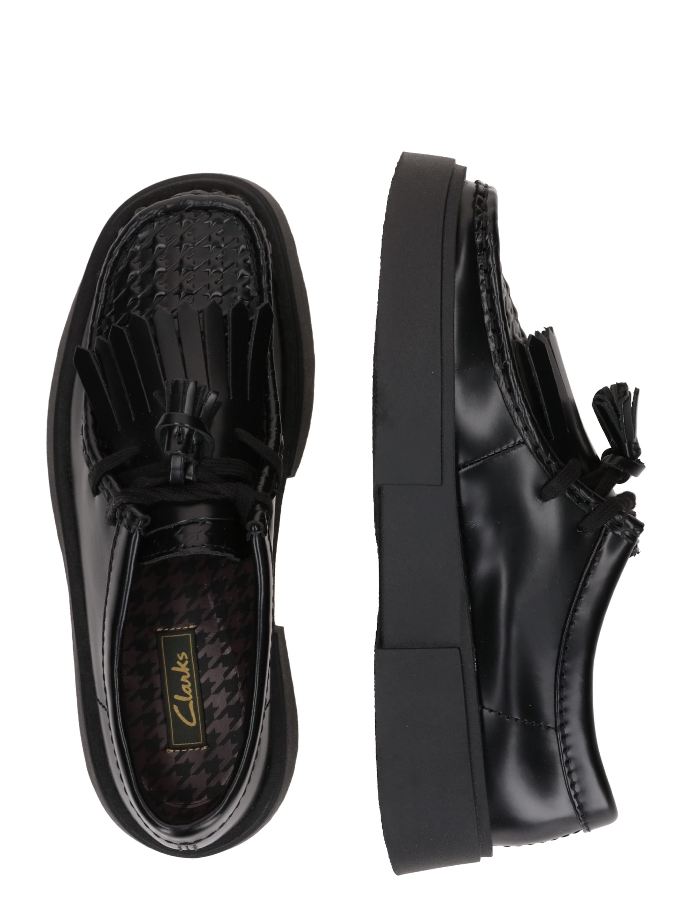 CLARKS Schnürschuh 'Torview' in Schwarz