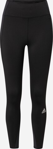 Skinny Pantalon de sport 'Own The Run Winter' ADIDAS SPORTSWEAR en noir : devant