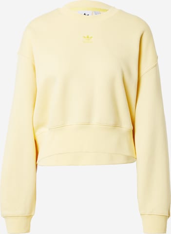 ADIDAS ORIGINALS - Sweatshirt em amarelo: frente