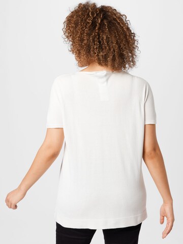 Pull-over 'APICE' Persona by Marina Rinaldi en blanc