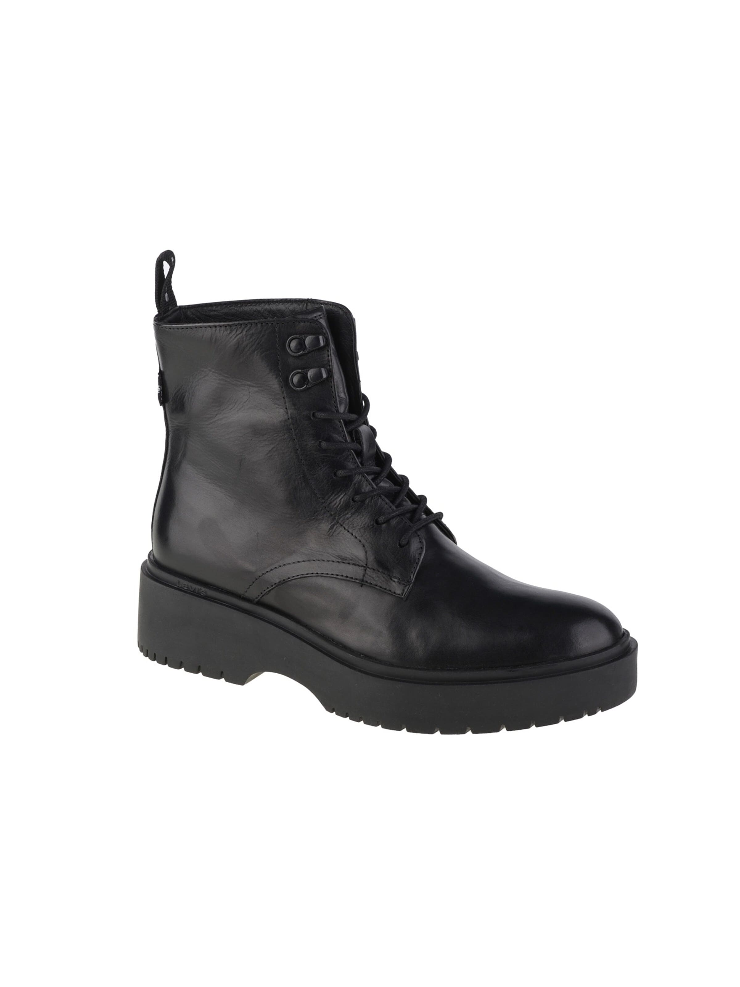 LEVI'S ® Veterlaarsjes 'Bria' in Zwart: voorkant