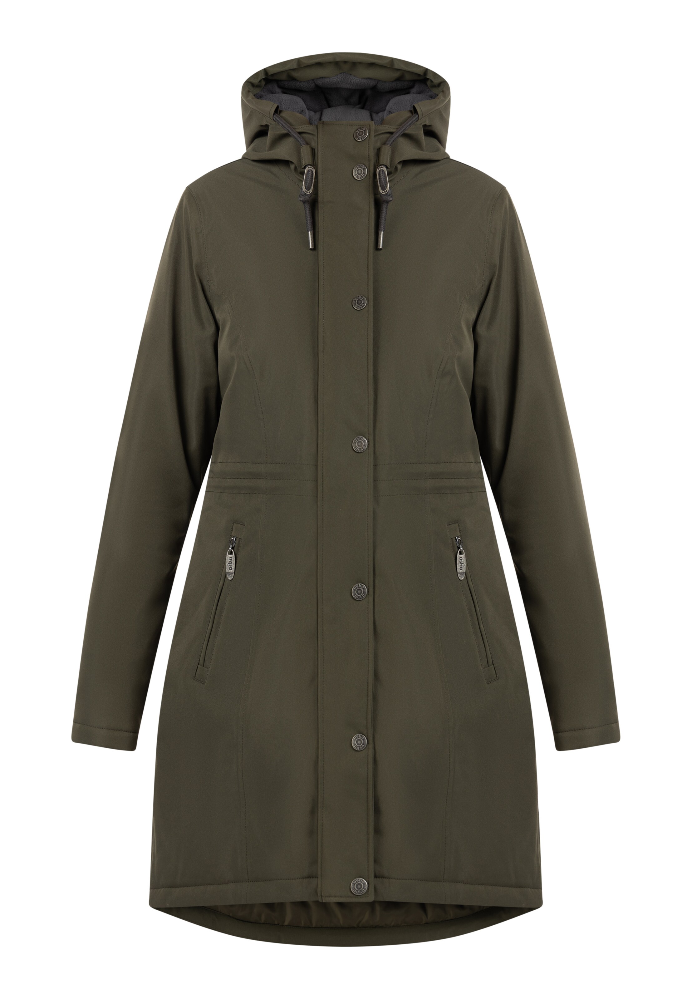 usha BLUE LABEL Зимняя парка 'Fenia' в Зеленый: спереди