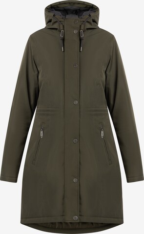 Parka d’hiver 'Fenia' usha BLUE LABEL en vert : devant