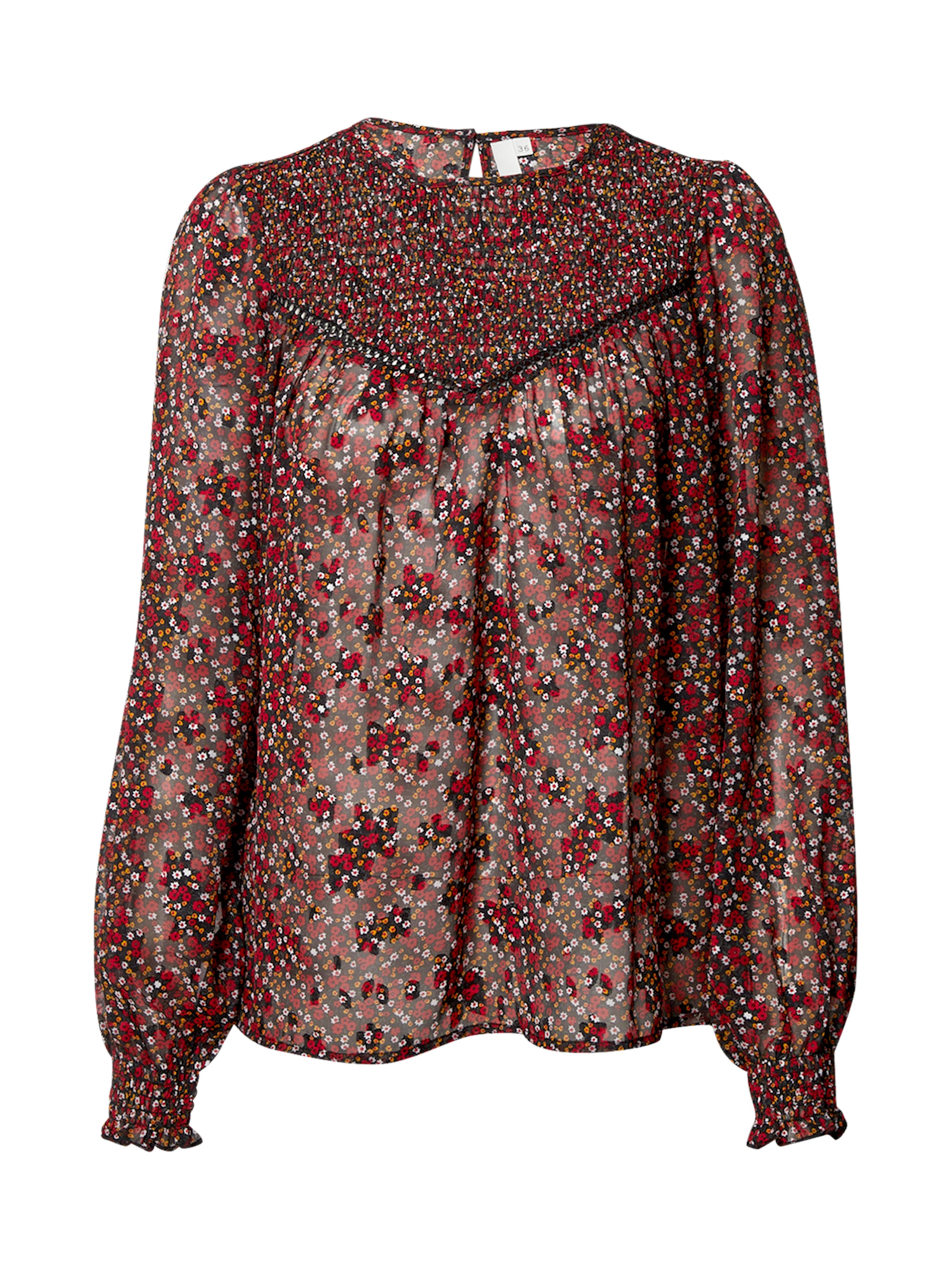 Frauen Blusen & Tuniken QS by s.Oliver Bluse 'Zarte' in Rot, Schwarz - SB18964 Frauen Blusen & Tuniken QS by s.Oliver Bluse 'Zarte' in Rot, Schwarz - SB18964