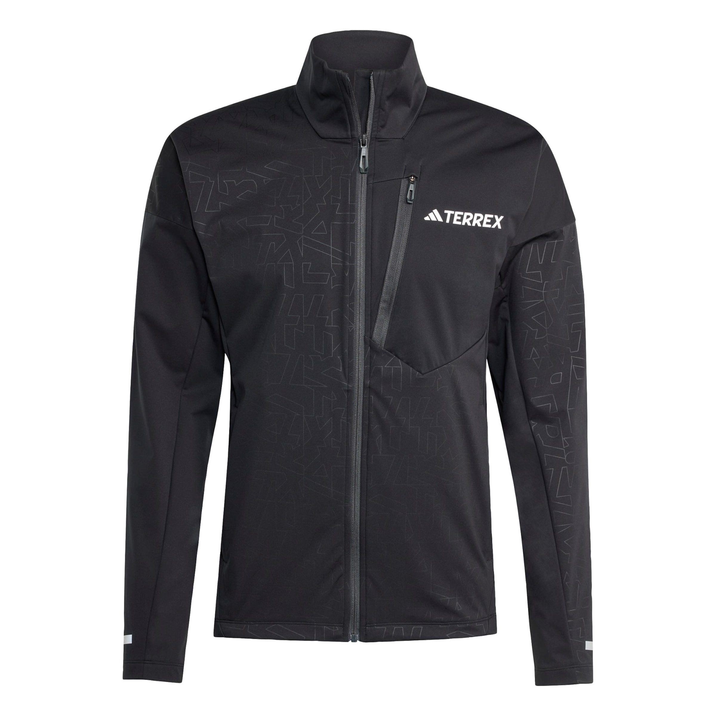 ADIDAS TERREX Athletic Jacket 'Xperior' in Black / Silver, Item view
