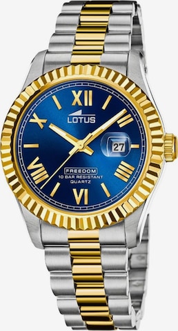 Lotus Analoog horloge 'Date watch Freedom' in Blauw: voorkant