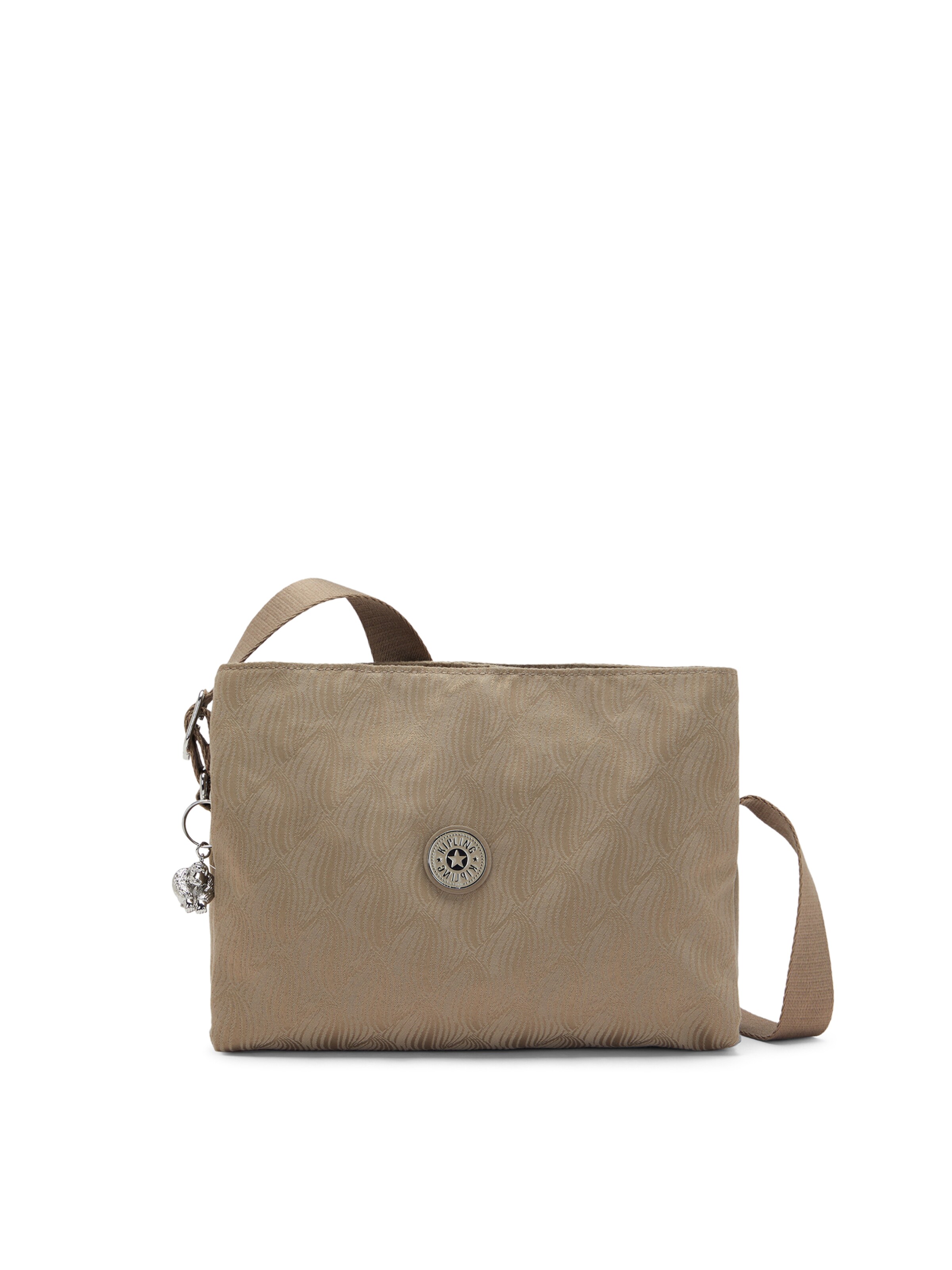 KIPLING - Mala de ombro 'Fabya' em bege: frente