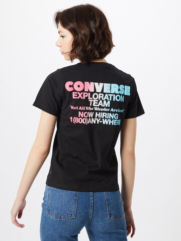 T-shirt 'Exploration' CONVERSE en noir