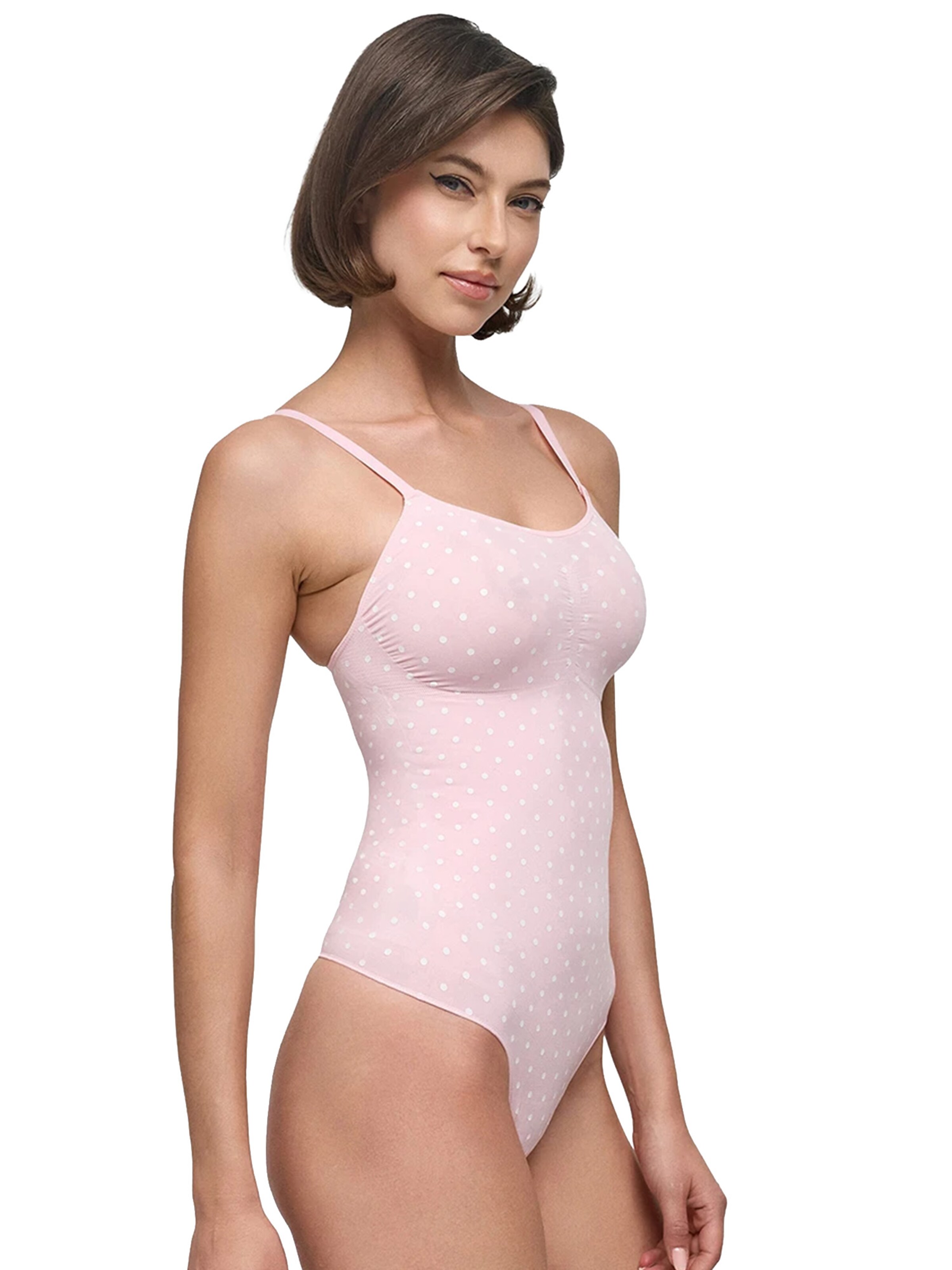 cfab (formerly creamy fabrics) - Body moldeador 'Sculpting Shapewear mit String' en rosa