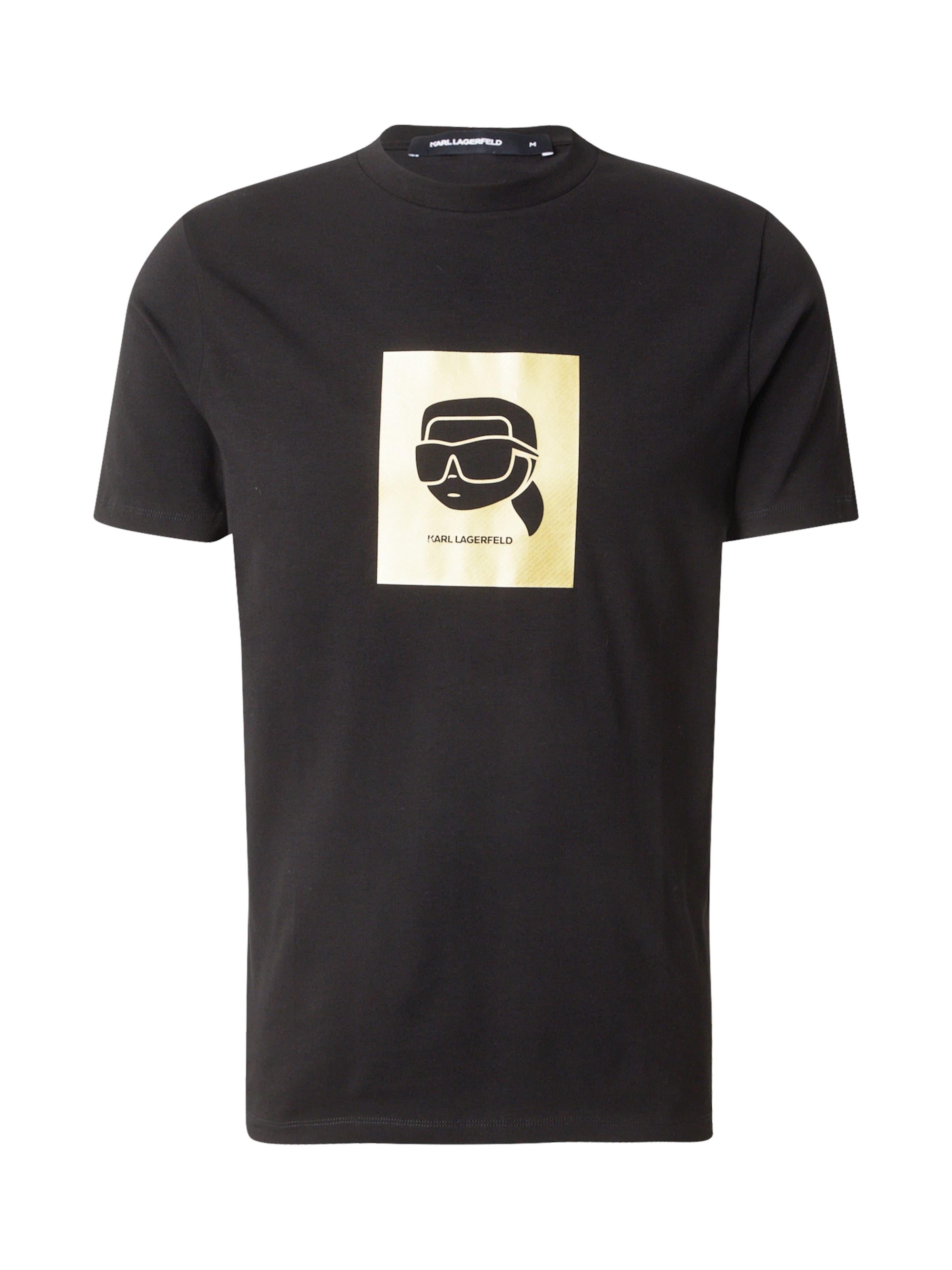 Karl Lagerfeld Majica | črna barva: sprednja stran