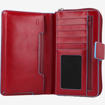 Piquadro Wallet 'Blue Square' in Red
