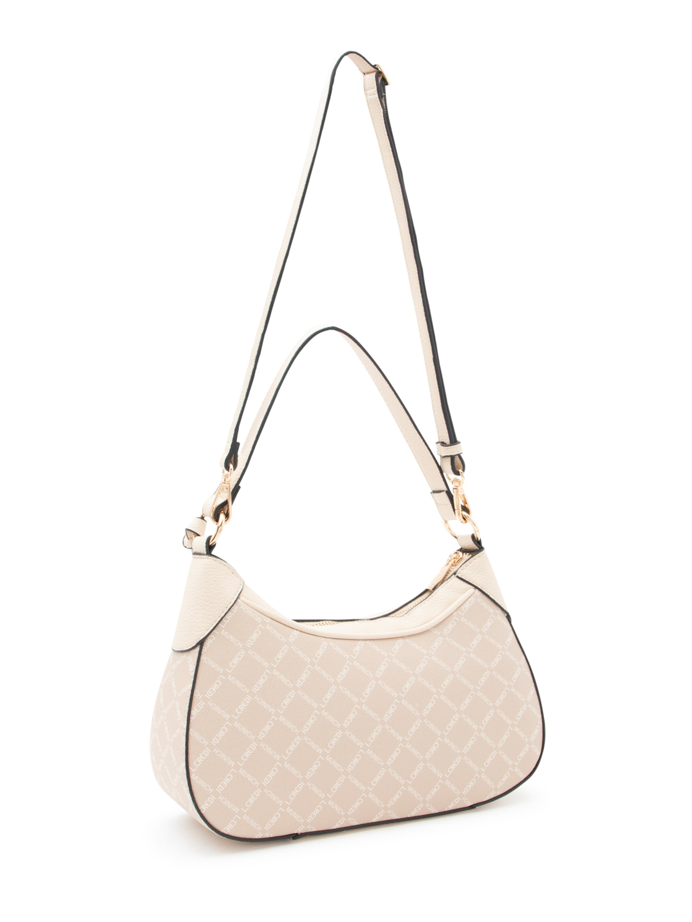 L.CREDI Schoudertas 'Filiberta' in Beige
