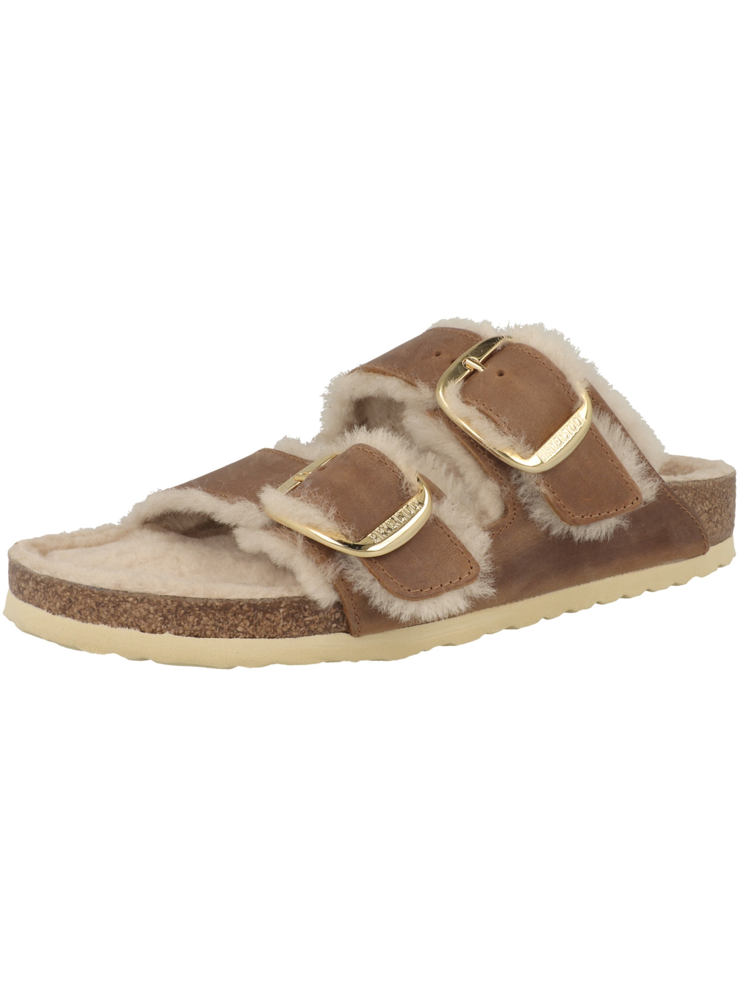 Mule 'Arizona Big Buckle' BIRKENSTOCK en marron : devant