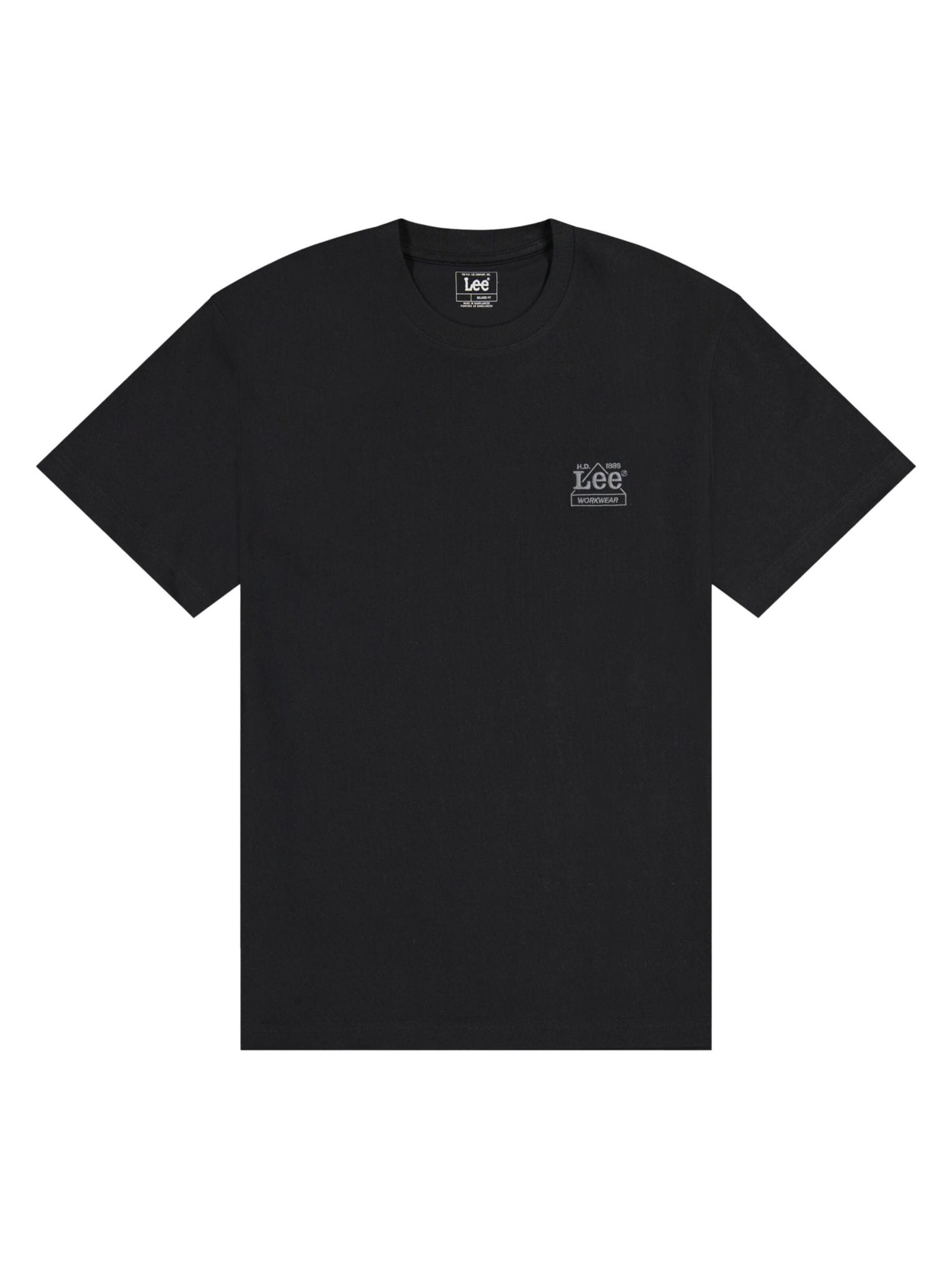 Lee Shirt 'Workwear Ess' in Zwart: voorkant