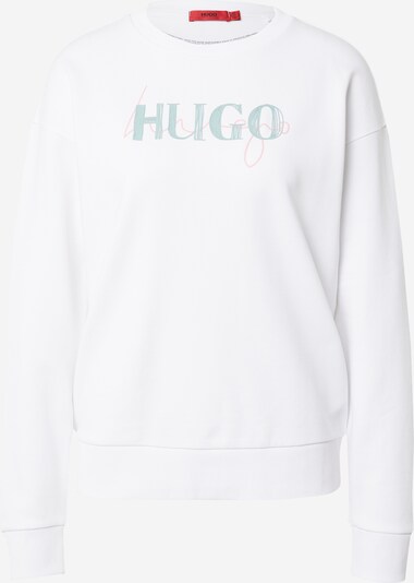 HUGO Sweatshirt 'Nakira' i lyseblå / pink / hvid, Produktvisning
