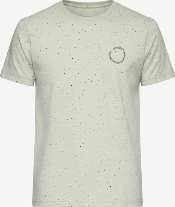 Ombre T-Shirt in Grün: Vorderseite