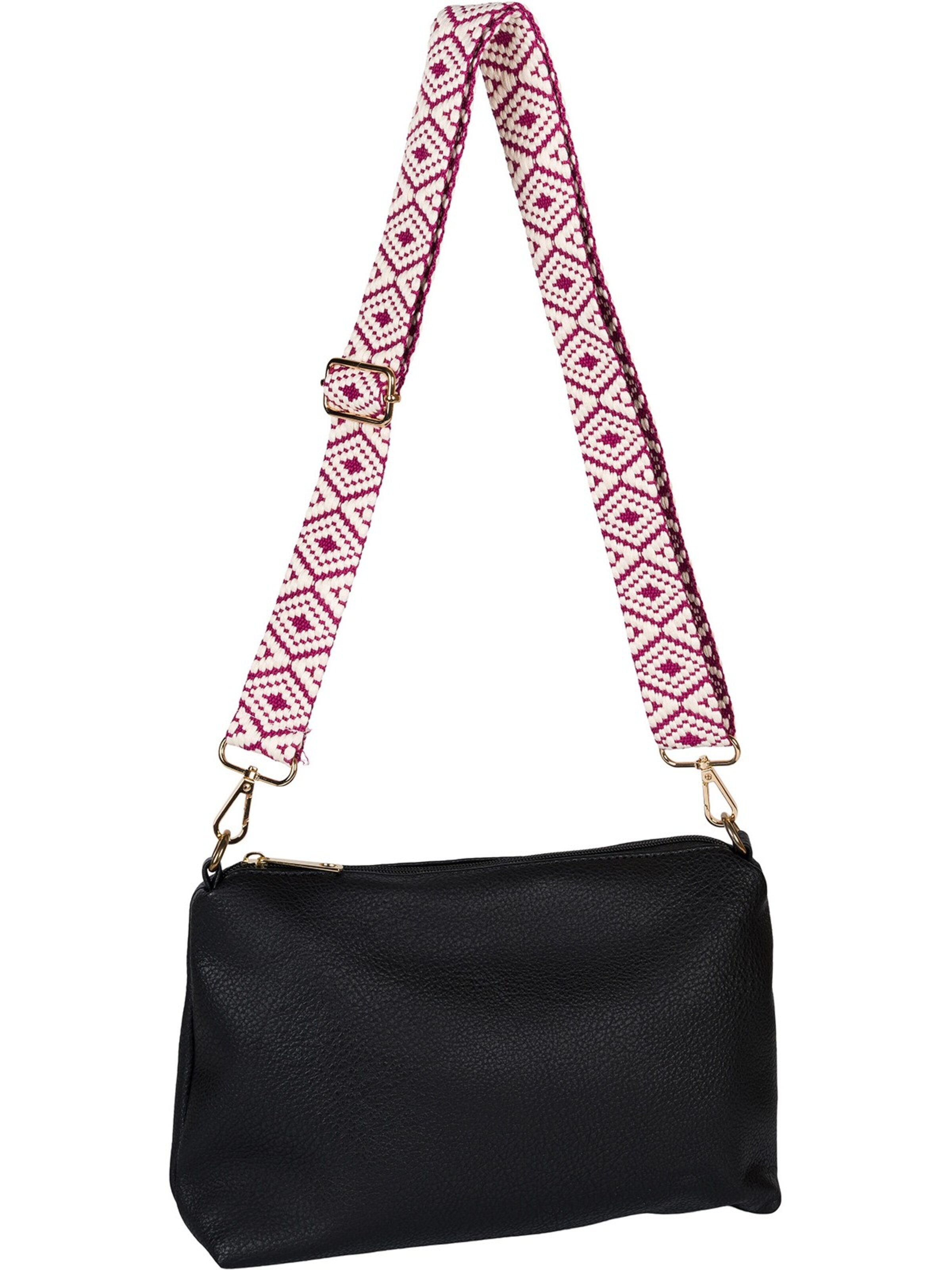 styleBREAKER Taschenzubehör 'Wechsel Taschengurt Azteken Muster'‌‌‌‌‌‌‌‌‌ in Pink