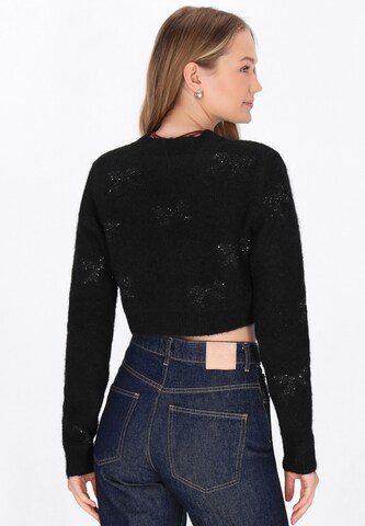 MYMO Knit cardigan in Black