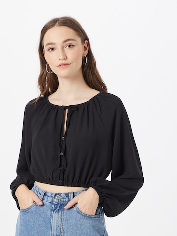 ABOUT YOU Blouse 'Valentina' in Black: front