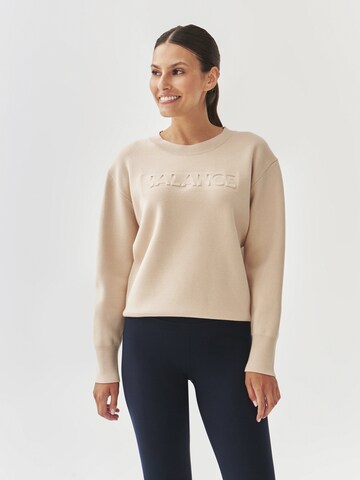 Pull-over 'BALAMI' TATUUM en beige : devant