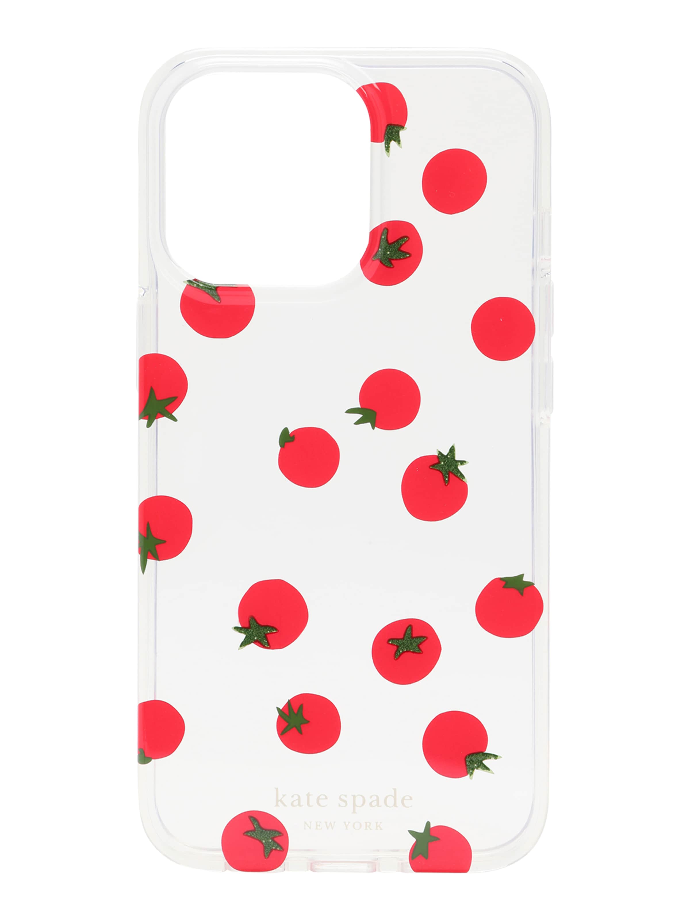 Kate Spade Θήκη κινητού τηλεφώνου 'Roma Tomato Iphone 13 Pro Case' σε λευκό: μπροστά