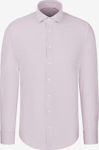 Coupe slim Chemise business 'Performance' SEIDENSTICKER en rouge : devant