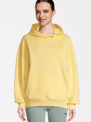 FILA Sweatshirt 'BAKUM' in Geel: voorkant