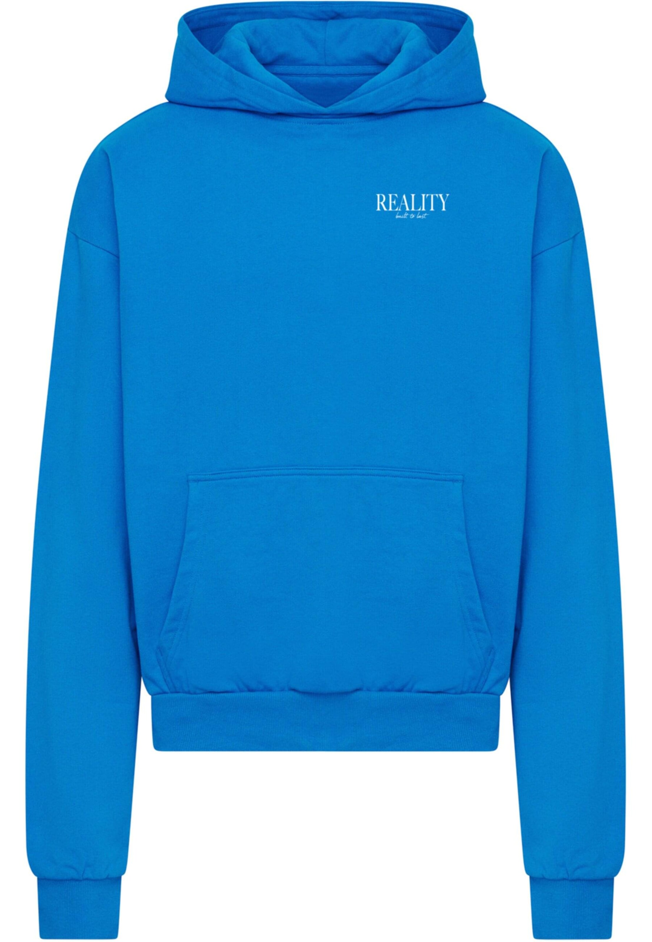 Mister Tee Sweatshirt 'Reality' in Blauw: voorkant