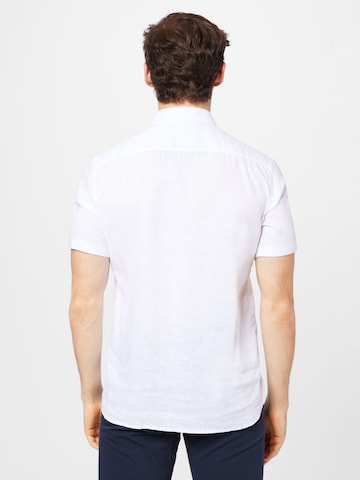 BOSS Black Regular fit Button Up Shirt 'Ross' in White