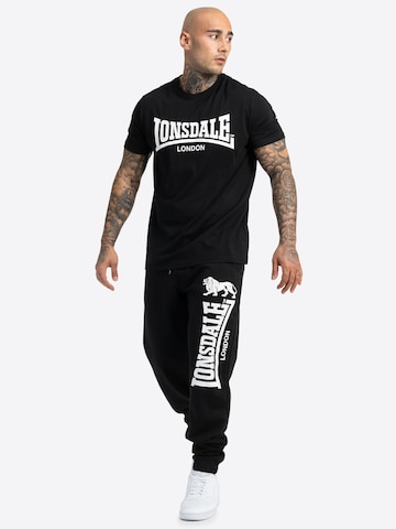 LONSDALE Tričko 'Torbay' - Čierna