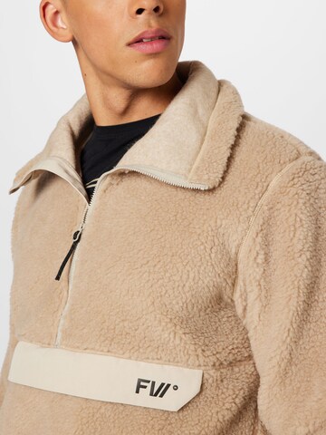 Sweat-shirt FW en beige