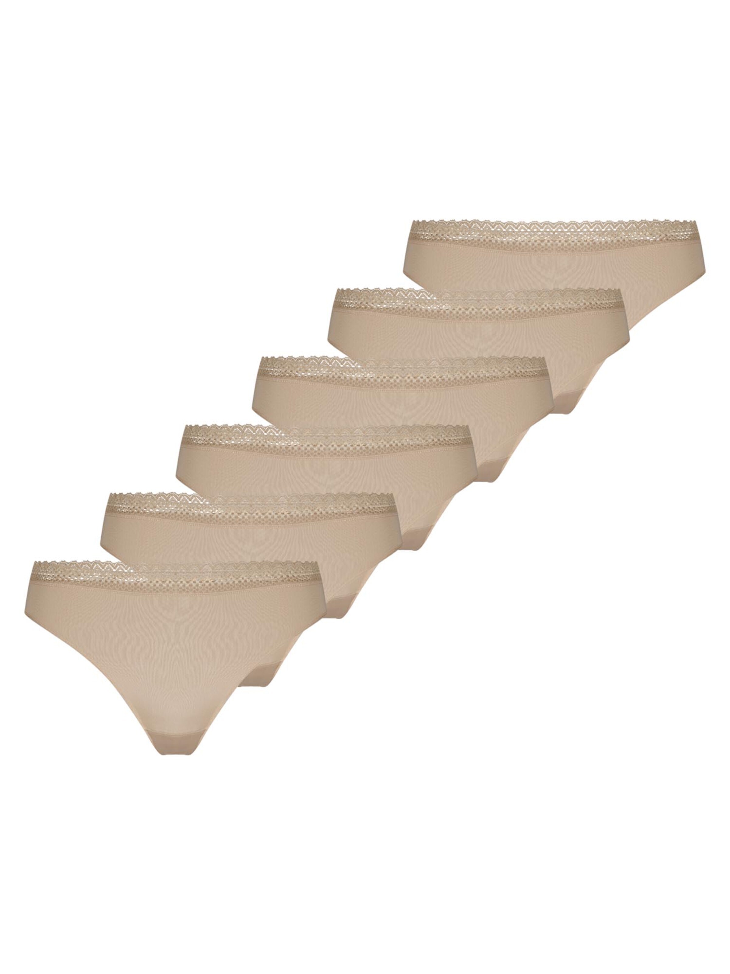 Nina von C. String 'Slipboutique' in Beige: front