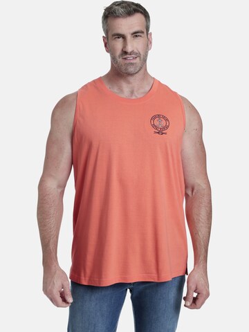T-Shirt ' Earl Fiachra ' Charles Colby en orange : devant