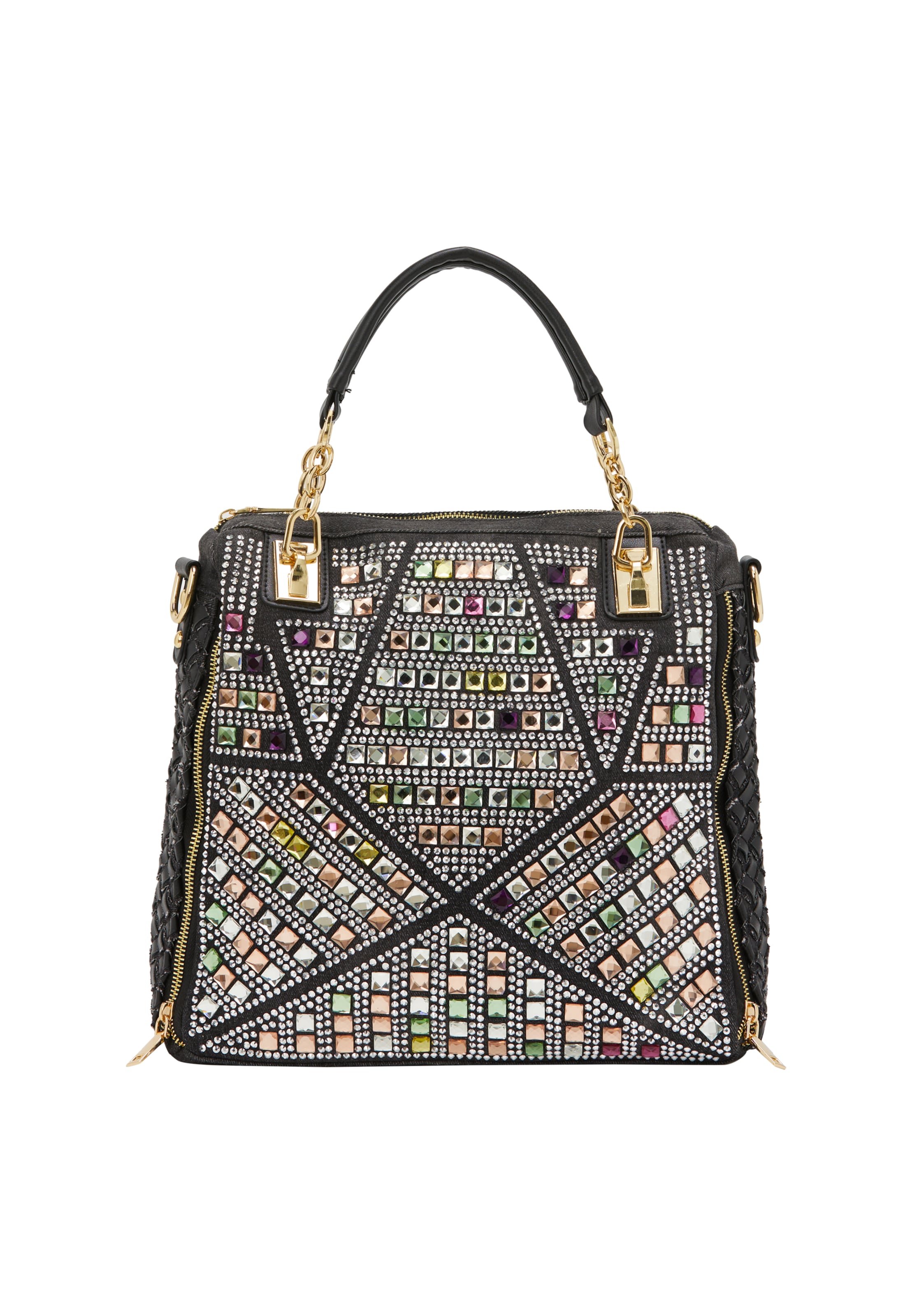 faina Käsilaukku värissä oranssi / roosa / musta / läpinäkyvä, Tuotenäkymä