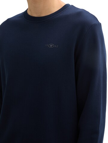 TOM TAILOR Sweatshirt in Blau