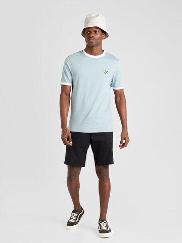 Lyle & Scott Футболка 'Ringer' в Синий