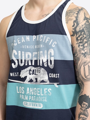 Ocean Pacific T-shirt 'Torrent' i blå