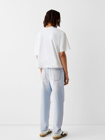 Bershka Loose fit Jeans in Blue