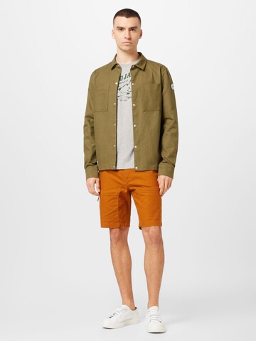 Maloja Regular fit Athletic button up shirt 'Etzel' in Green