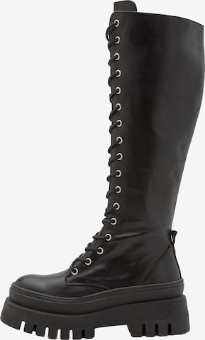 STEVE MADDEN Nauhasaappaat 'Carina' värissä musta: etupuoli