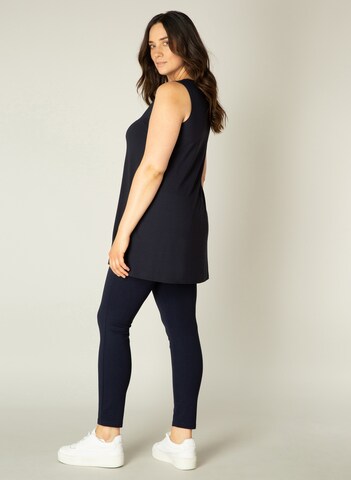 BASE LEVEL CURVY Top 'Abbigail' in Blue
