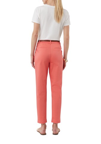 COMMA Tapered Broek in Rood: terug