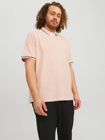 Jack & Jones Plus Shirt 'JJEPAULOS' in Oranje: voorkant