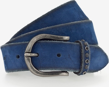 Ceinture 'Wika' b.belt Handmade in Germany en bleu : devant