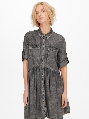 ONLY Shirt Dress 'Chicago' in Grey